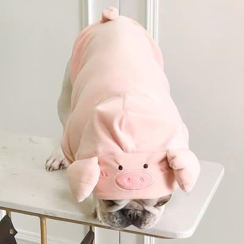 Pig Pet Costume for French Bulldog, Funny Pig Outfit, Dog & Cat Party Clothes, Halloween Cosplay (M) - Image 2