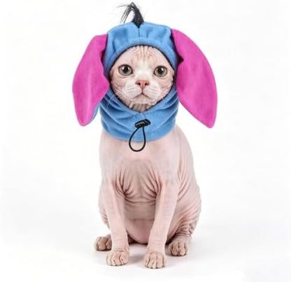Dog Halloween Costume Hat with Donkey Ears Pet Headwear by CHEERTAILS