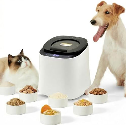 COZIWOW Pet Food Maker & Processor, One-Touch Jerky/Wet/Dry Food/Paste Cooker with 25-Min Fast Mode, Large Capacity & Quick Dry Cleaning, Ideal for Busy Pet Parents & Multi-Pet Families