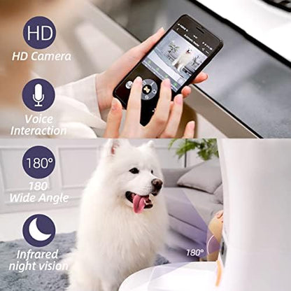12L 5G WiFi Aautomatic Dog Feeder Large Breed & Automatic cat feeders 1080P Full HD Pet Camera Treat Dispenser Food Dispenser