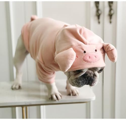 Pig Pet Costume for French Bulldog, Funny Pig Outfit, Dog & Cat Party Clothes, Halloween Cosplay (S) - Image 5