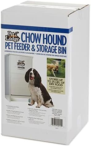 Little Giant Chow Hound 25-Lb Dog Feeder + 13-Qt Ever Full Water Bowl