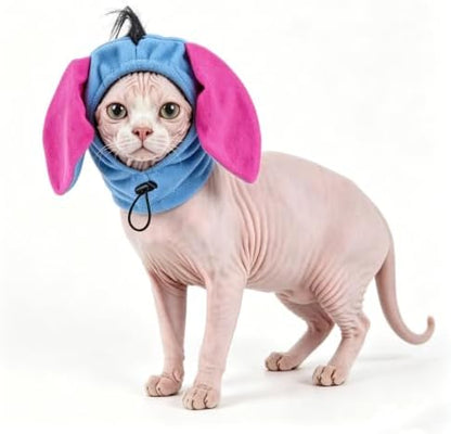 Dog Halloween Costume Hat with Donkey Ears Pet Headwear - Image 3
