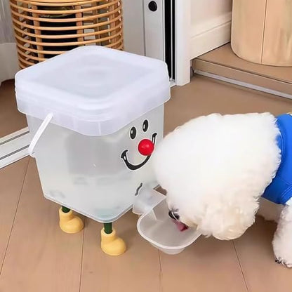 Dog and Cat Water Feeder – Pet Water Dispenser, 3L Large Capacity Automatic Feeder, Leak-Resistant No Electricity, Fresh Water Supply for Cats Dogs, Living Room Home