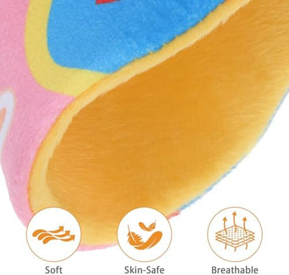 KOOLTAIL Dog Easter Outfit, Bunny Hat & Scarf Costumes Set for Small Medium Dogs,Funny Pet Holiday Rabbit Easter Egg Design Collar Headband, Puppy Large Cat Cosplay Party Apparel Accessory,Pink&Blue M - Image 4