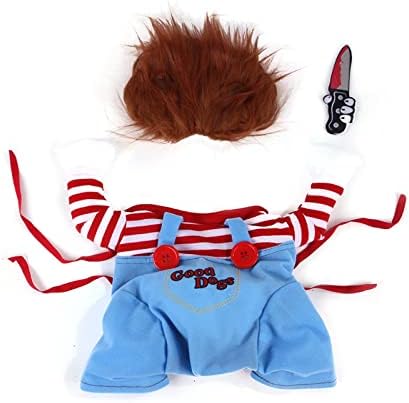Pet Deadly Dog Costume, Cute Dog Cosplay Halloween Christmas Funny Pet Clothes Party Costume for Small Medium and Large Dogs (X-Large) - Image 2