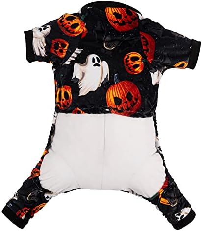 CuteBone Halloween Dog Pajamas Fleece Puppy Onesie Winter Cat Jammies Keep Your Pet Warm in The Cold Weather P166XL - Image 7