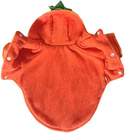 Dog Cat Halloween Pumpkin Costume,Pet Cosplay Costumes,Puppy Warm Outfits - Image 3