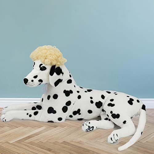 Funny Blonde Curly Dog Wig, Cat Cosplay Wig, Pet Wigs for Halloween, Christmas, Parties, Festivals, Dog Wigs for Small Medium and Large Dogs - Image 5
