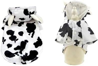 FLAdorepet Halloween Dog Cow Costume Outfits for Small Medium Large Dog,S - Image 4