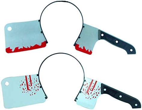 SEIS Halloween Funny Pet Headband Dog Hat Horrible Costume Toys Props Horror Decorations (Kitchen Knife) - Image 2