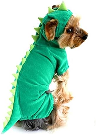 NACOCO Dog Dinosaur Design Costume Green Pet Clothes for Medium & Large Dog (Green, S) by HOME