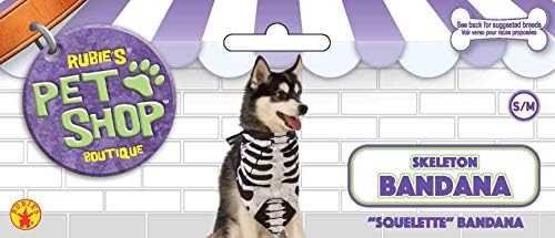 Rubies Skeleton Pet Bandana for Dogs or Cats, M/L - Image 3