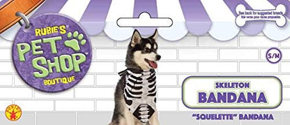 Rubies Skeleton Pet Bandana for Dogs or Cats, M/L - Image 3