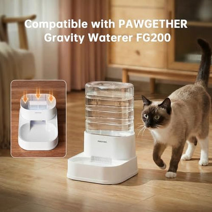 PAWGETHER® 6Pack Filters for PAWGETHER Gravity Pet Water Dispenser Cat Waterer Filter Keep Water Fresh and Clean