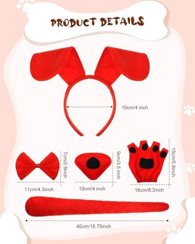 Syhood Puppy Dog Costume Set for Halloween Carnival - Image 2