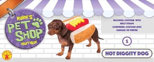 Rubies Hot Dog Pet Costume for Dogs or Cats, Small - Image 2
