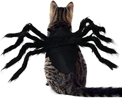Halloween Spider Costume for Dog Cat, Halloween Pet Costume Halloween Decorations, Spider Decor Halloween Party Supply, Spider Cosplay Costumes with Adjustable Velcro for Small Medium Dogs and Cats - Image 5