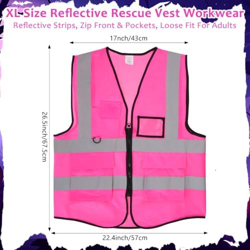 Halloween Dog Costume Set 7 Pcs, Pink Puppy Theme Cosplay for Women - Image 2