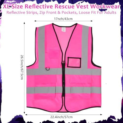 Halloween Dog Costume Set 7 Pcs, Pink Puppy Theme Cosplay for Women - Image 2