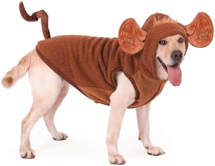 FLAdorepet Halloween Dog Monkey Costume Outfits for Small Large Dog,5XL by FLAdorepet