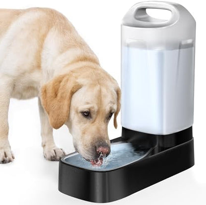 PETNF 2.4 Gallon Automatic Dog Water Bowl Dispenser with Handle
