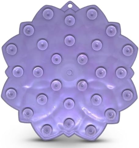 SodaPup Mandala Softie eTray –Durable Enrichment Feeder Made in USA Non-Toxic, Pet-Safe, Food Safe Rubber for Mental Stimulation, Avoiding Overfeeding, Fresh Breath, Digestive Health, Calming, & More