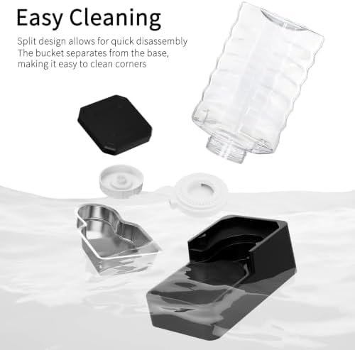 RIZZARI 2.64 Gallon Dog Water Bowl Dispenser:Large for Multiple Dogs