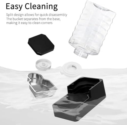 RIZZARI 2.64 Gallon Dog Water Bowl Dispenser:Large for Multiple Dogs