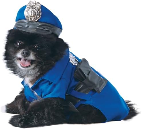 Rubies Police Officer Pet Costume for Dogs or Cats, XL - Image 2