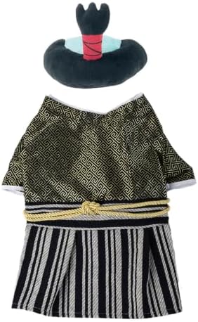 Samurai Pet Costume for French Bulldog, Funny Samurai Outfit, Dog & Cat Party Clothes, Halloween Cosplay (L, Black) - Image 7