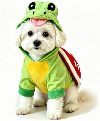 Dog Dinosaur Halloween Costumes Fleece Pet Hoodies, Green M by Unknown