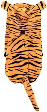 NACOCO Halloween Dog Tiger Costume-Pet Cosplay Clothes Cat Coat Hoodie Outfits Warm Winter Apparel for Dog Small and Medium Cat(S) - Image 5