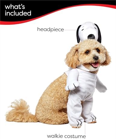 Rubies Peanuts: Snoopy Pet Costume for for Dogs or Cats, Large - Image 3