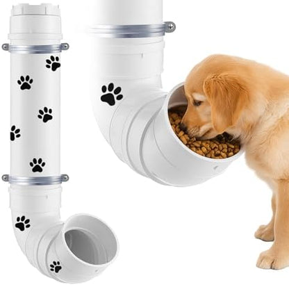 Gravity Dog Self Feeder, Automatic Dispenser Paw Stickers for Pet