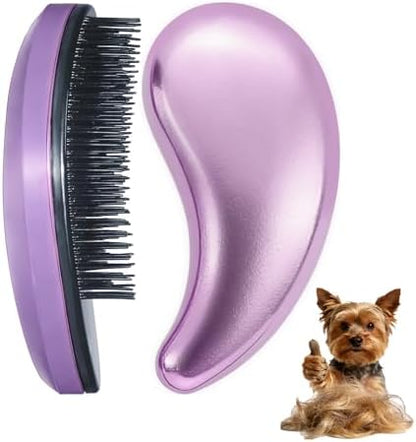 Small Dog Brush, Skin-friendly Soft Bristles by MAEELOU