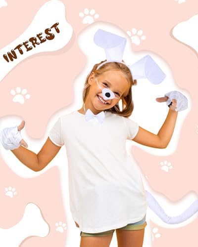 Syhood Puppy Dog Costume Set for Halloween Carnival - Image 3