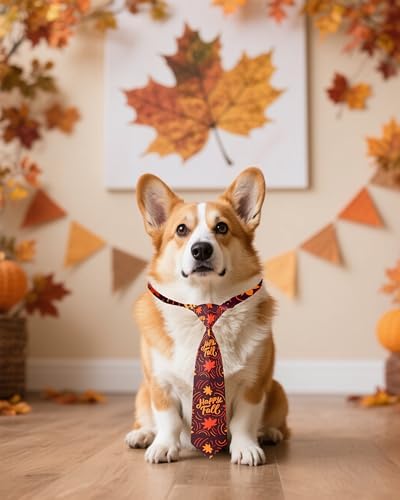 PET SHOW 10 Pack Fall Dog Ties Neckties for Medium Dogs - Image 4