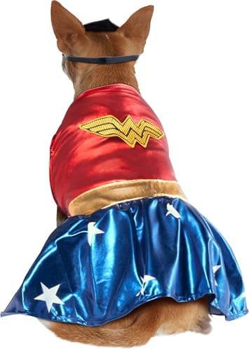 DC Comics: Wonder Woman Pet Costume for For Dogs or Cats by Rubies, Small - Image 6