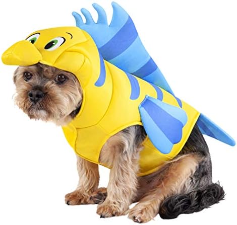 Rubies at Party City Disney Little Mermaid: Flounder Pet Costume for for Dogs or Cats, Small by Rubies