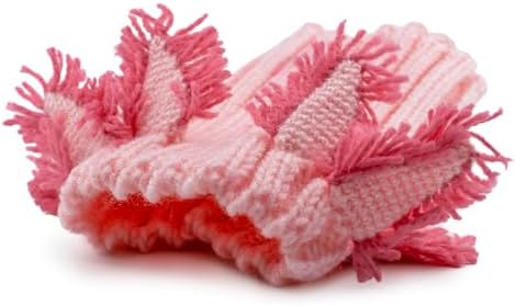 Zoo Snoods Axolotl Dog Costume - Warm Crochet Salamander Snood Wrap for Pets, Neck Ear Cover Protection, Halloween Winter (Large) - Image 2