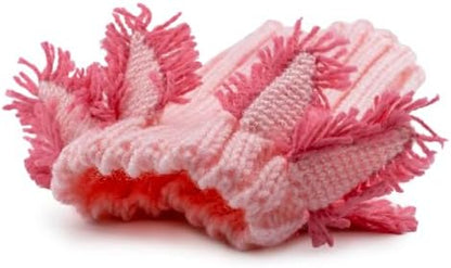 Zoo Snoods Axolotl Dog Costume - Warm Crochet Salamander Snood Wrap for Pets, Neck Ear Cover Protection, Halloween Winter (Large) - Image 2