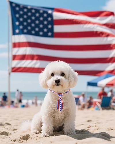 PET SHOW 10 Pack 4th of July Dog Ties Neckties XS for Small Dogs - Image 6