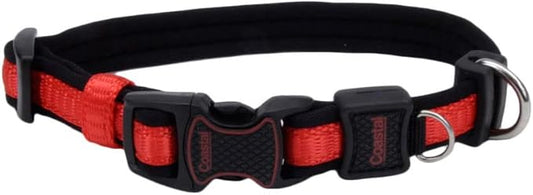 Coastal Pet - Coastal - Inspire Enhanced Core - Adjustable Collar, Red, 5/8" x 8"-12"
