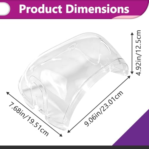 2 Pcs Pet Feeder Rear Cover Compatible with SureFeed Pet Feeder & Connect