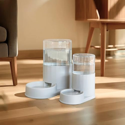 Automatic Pet Water Dispenser with 3.8 Liter Capacity, Gray