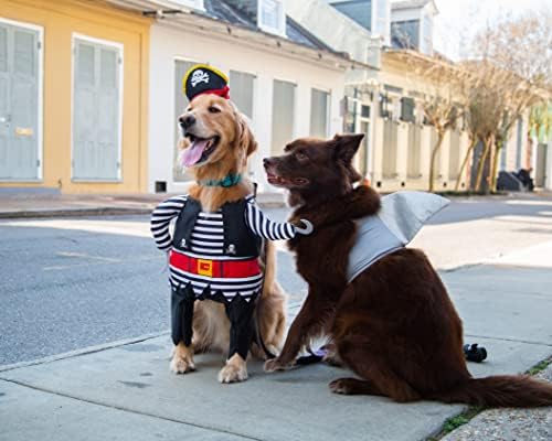 Pet Krewe Small Dog Shark Costume | Pet Costume for Dogs 1st Birthday, National Cat Day & Celebrations | Halloween Outfit for Small and Large Cats & Dogs - Image 7