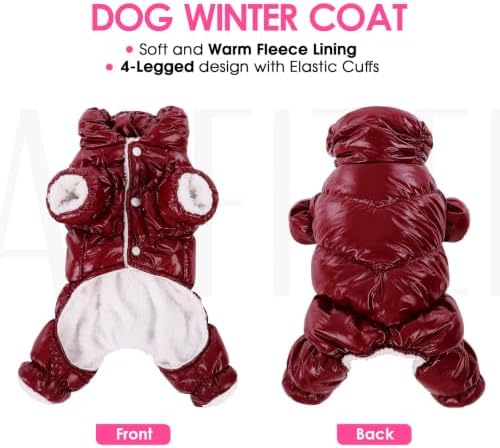 AOFITEE Dog Coats for Medium Dogs Full Body Dog Coat Waterproof Dog Jacket - Image 3