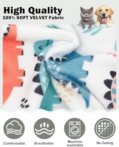 CuteBone Dinosaur Costume Dog Pajamas, Stretchy Spandex Crystal Velvet Sleepwear Coat for Small Dogs, Soft & Warm Pet Outfit Clothes for Cold Weather, Cozy Pullover Design COSP17XS - Image 4