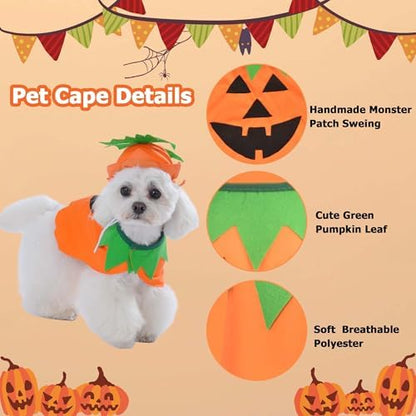 FLAdorepet Halloween Matching Dog and Owner Clothes Pumpkin Costume,M - Image 5